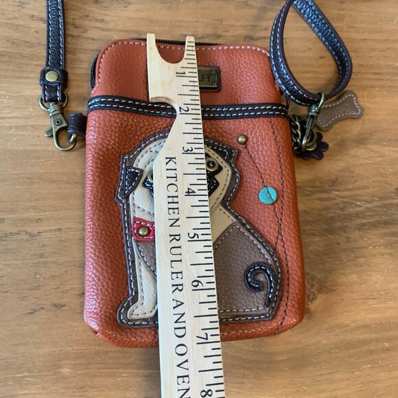 Chala Pug Cellphone Crossbody Purse Bag Dog Travel Convertible Strap - Picture 5 of 11